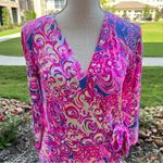 Lilly Pulitzer  Karlie Hot pink Long Sleeve  Romper Photo 1