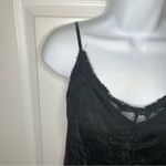 B Darlin  Black Lace Bodice Pink Floral Gown Prom Backless Juniors 7/8 Photo 3