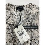 Bardot NEW!  snake body suit long‎ sleeve top Photo 4