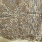 Neck Scarf Print Tan Blue Cream Beachy 80x28 80”L X 28”W Beach Coastal Photo 2