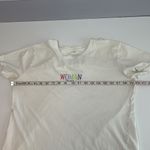 Cotton On Woman Paris short sleeve T-shirt with rainbow embroidery on the chest Photo 5