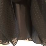 Evan Picone EVAN - PICONE Black Sheer Spotted over Satin Lining Dress Satin Straps 12 Photo 7