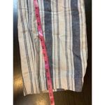 Gap Linen Pant Womens 6R Wide Leg Blue White Stripe Boho Coastal Prep READ Photo 9