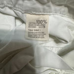 Gap  Shorts Womens sz 6 White Denim Micro Mini Cargo frayed hem 100% cotton Photo 4