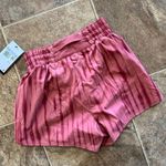 Nike  One Dri-FIT High-Waisted Brief-Lined Printed Shorts Canyon Pink Size Small Photo 8