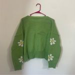 NWT Nine Bull Floral Cardigan Sweater | Size: Small Green Photo 1