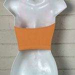 Urban Outfitters  Out From Under Orange Zip Crop Tank size XS/S Photo 5