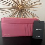 Matt & Nat Loom Vegan Leather Wallet, Clutch. Zip Top, Purple/Pink, Mauve NWT Purple Photo 9
