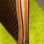 CELINE  Brown/Tan Leather Large Clutch Photo 10