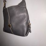 Dooney & Bourke VNTG  Frederica Crossbody Purse BLACK ON BLACK LEATHER Fredrica Photo 4