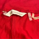 Soft Surroundings  Ruched Cropped Red Leggings Size XS Photo 4
