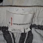 Anthropologie ‎ Womens Tan White Striped Wide Leg Crop Pants XS Photo 3