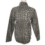 Good American Leopard Print Utility Jacket Women’s Size 2 M Pockets Animal Print Photo 5