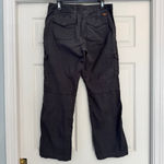 Lucy Gray Cargo Pants Size L Convertible to Capri Roll Tab Size L Photo 3