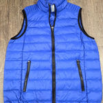 Fabletics  Elliot Puffer Vest Sleeveless Jacket Royal Blue Black Size Large Photo 0