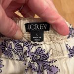 J.Crew Soliel Pants Wide Leg Lilac Floral Size Large Photo 7