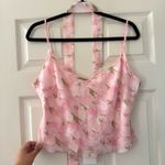 Beginning Boutique BNWT Irina Pink Floral Print Cami Top and Scarf Set Photo 3