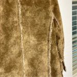 Gloria Vanderbilt Women’s Brown Faux Fur Coat Vintage Mob Wife Glam Size Medium Photo 7
