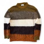 Acne Studios  Sweater XS Size Orange Brown Mohair Albah Long Sleeve Mock Neck Photo 0