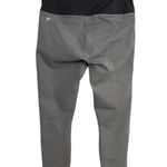 Fabletics  Workout Legging Size Large Gray And Black Ankle Side Zip Pocket Photo 3