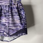 Lululemon  Hotty Hot Short II Women's 4 Tall Purple Striped 4" Lined Run Gym Yoga Photo 1