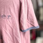 Lucky Brand  Burgundy Budweiser Ringer TShirt Large Photo 2