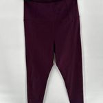 Girlfriend Collective Sz S Set Paloma Bra Compressive Legging High Rise Plum Photo 6