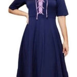 Anthropologie Maeve Renaissance Lace Up Dress Size XS Photo 0