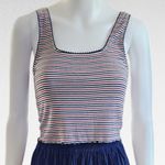 American Eagle  Red White Blue Striped Soft & Sexy Rib Knit Tank Size Small Photo 0