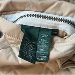 Ralph Lauren NEW Lauren Ralph Laurel LRL Reversible Vest Quilted Tan White Medium Petite Photo 10