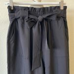 Grace Karin  - Women's Super-High Rise Tapered Ankle Pull-On Paperbag Pants Photo 4