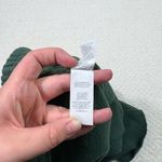 Aerie Dark Green Fleece Cutoff Relaxed Fit Sweat Shorts XXL 2XL Lounge Elastic Photo 3