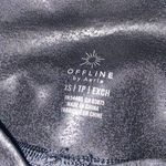 Aerie The Hugger Crossover High Waisted Crackle Leggings Photo 5