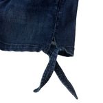 Loft Ann Taylor  Dark Blue Jean Short w/ Tie Sides, Sz 4/27 Photo 7