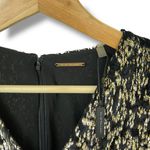 Elie Tahari 🆕 Metallic Burnout Velvet Long Sleeve Midi-Dress Photo 11