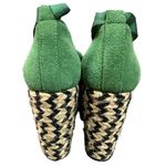 Free People  Charade Espadrille Wedge in Green Size 36 US 5.5 Photo 10