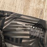 Reebok  Black and Gray Patterned Leggings Photo 4