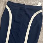 Rag and Bone NWT  Midnight Scuba Skirt, Navy & Cream, Size 4 New w/Tag Photo 3