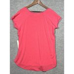 Nanette Lepore  Play Women’s T-Shirt Sz XL Tee Laser Cut Coral Casual‎ Athleisure Photo 6