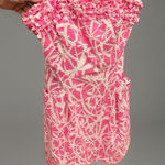 Lilly Pulitzer Lilly‎ Pulitzer Ferra Hotty Pink Light My Fire Ruffle Strapless Dress Size 2 Photo 1