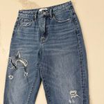Vervet Los Angeles High Waisted Straight Distressed Denim Jeans Women’s 26 Blue Photo 2