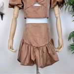 Elliatt  Doris Top and Skirt Set in Bronze Photo 2