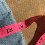 Christopher & Banks Vintage  Orange Gingham Trim Jean Shorts Size 4 Photo 6