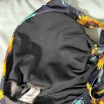 Hanna Nikole Womens Swimsuit Dress Sunflower Print Asymmetrical Hem Blue Yellow Size 18W Photo 4