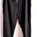 Black Capri Joggers, Large Photo 0