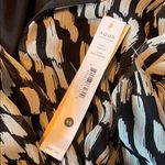 AQUA  Black and Cream Patterned Mini Dress Photo 3