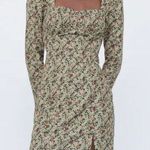 ZARA NWT  Rose Floral Print Vintage Mini Dress Photo 1
