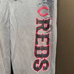 Campus Lifestyle Cincinnati Reds MLB Women's Gray Capri Cropped Joggers Adj Waist Size XL Photo 2