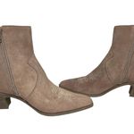 Lucky Brand Women’s Goddiy Leather Western Stitched Ankle Boot size 7 Photo 5