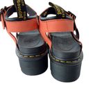 Dr. Martens NEW Blaire Pisa Quad Platform Sandals Coral Size 8 Photo 4